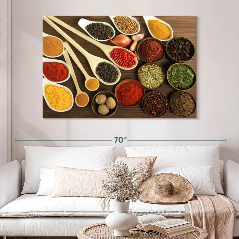 Yarlin Spice Collection, 34" H x 51" W