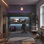 Lit mezzanine double avec bureau et escalier de rangement, lits mezzanine en métal avec lumières DEL, ports USB, filets en fer multifonctionnels, aucune boîte à ressorts nécessaire et silencieux