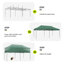 Canopy Tent, Heavy Duty Pop up Canopy-2033271852-2036103720