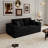 70.87*35.43"Modular Sectional Sofa Seat,Upholstered Compressed Couch For Living Room,Bedroom,Apartment,No Assembly Required,2 PC Free Combination,Plush Corduroy Fabric,BLACK