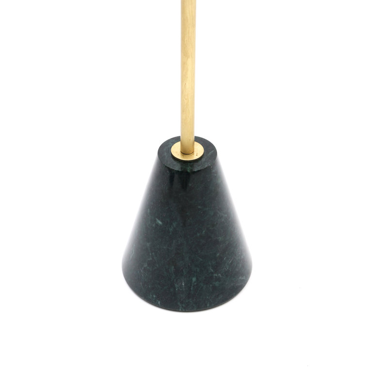 Kryslynn Genuine Marble Pedestal End Table
