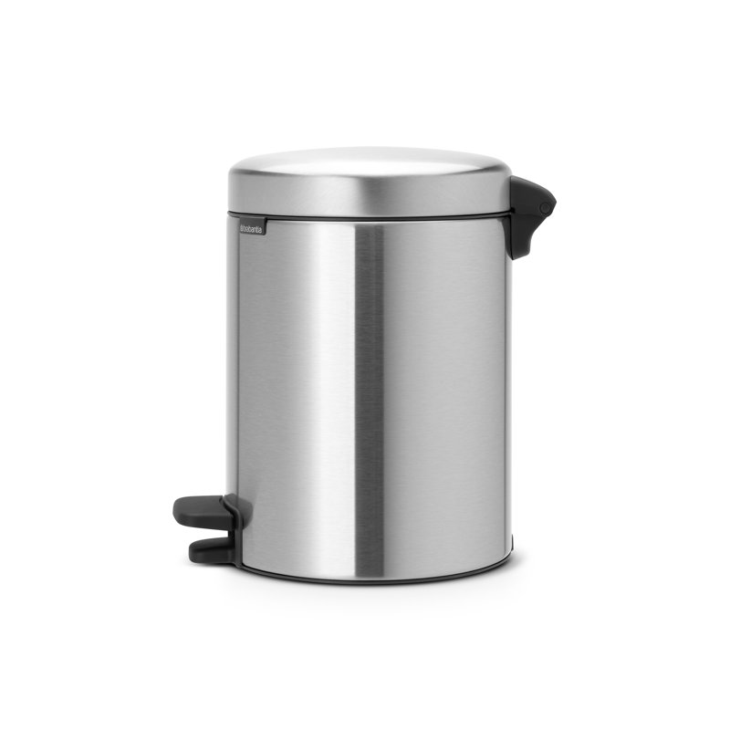 Brabantia NewIcon 5L Soft Closing Pedal Bin, Matt Steel