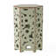 Table d'appoint en fer forgé de style antique, aucun assemblage requis, motif complexe, 31,5 cm (l) x 35,4 cm (p) x 56,8 cm (h), 4,36 kg, 2 tables, assemblage élégant, 56,8 cm (h) x 35,4 cm (p), de 2 tables