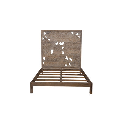 Solid Wood Standard Bed