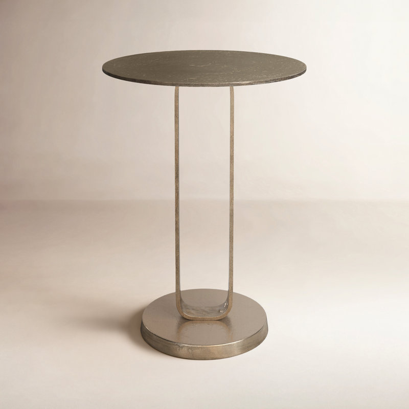 Adair End Table, Aged Bronze