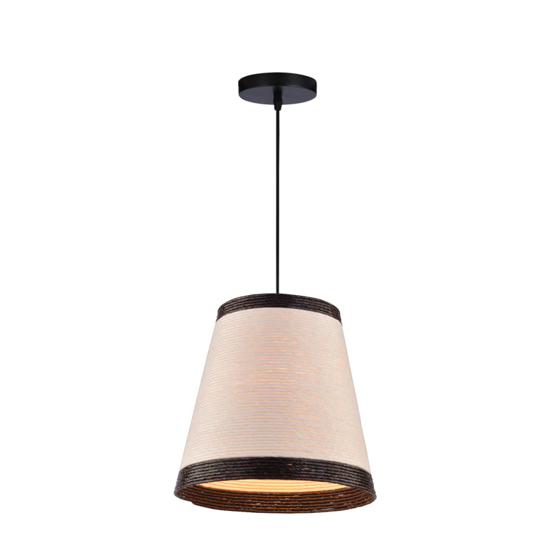 Luminaire tambour suspendu 1 lumière Odessa