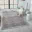 Tapis d'intérieur traditionnel à bordure Jolene, gris / ivoire-167287238