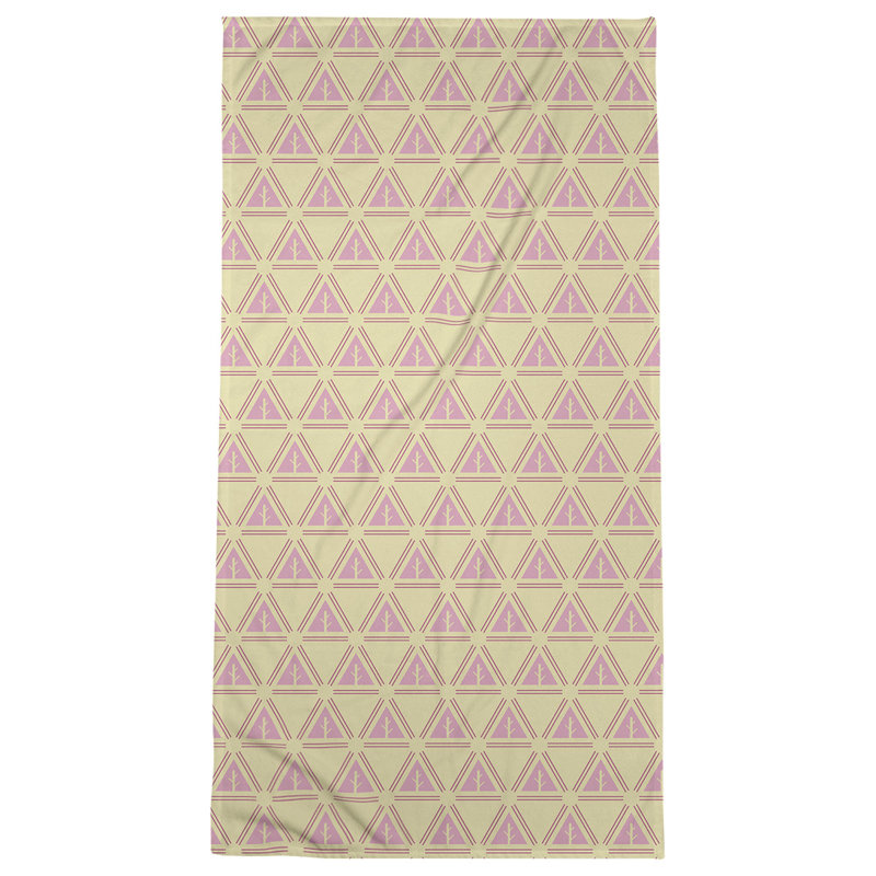 Barbra Beach Towel, Pink/Yellow