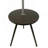 57" Round Sofa Side Table W/ Lamp And Power Station