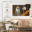 Lilie Mid-Century intérieur abstrait-107987376