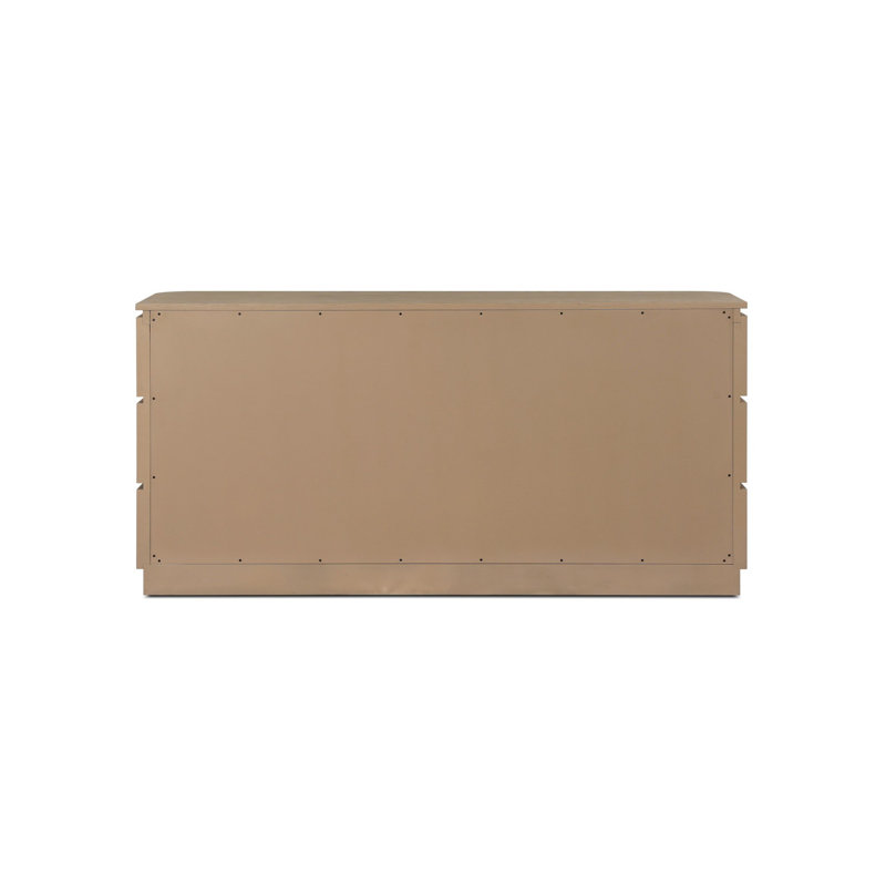 Mariella 6 Drawer Dresser-Beige Painted Linen