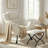 Lazy Chair With Foldable Ottoman, Modern Comfy Lounge Chair, Large Sofa Armchair With Footrest And A Side Pocket, Leisure Reading Chair With Footstool For Bedroom, Living Room, Dorm(beige)-1417175532