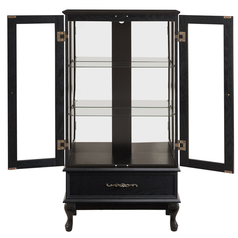 Vaisselier Curio avec tablettes réglables et lumières DEL 