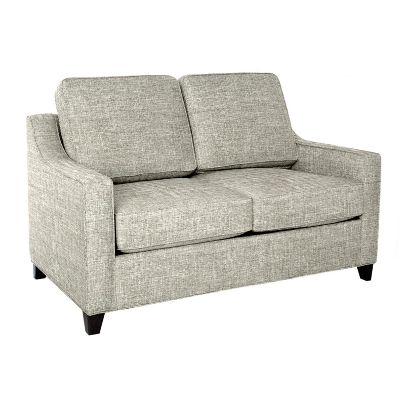 Clark 54" Square Arm Sofa Bed, BM Cherry, Archetype Quartz