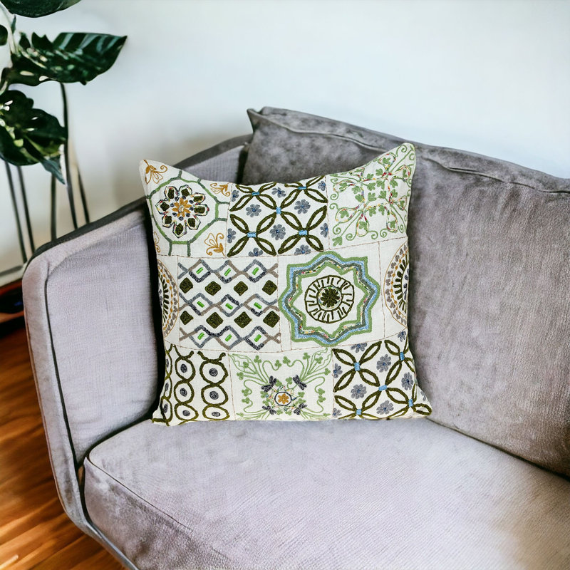 Coussin 100% coton 22 po x 22 po