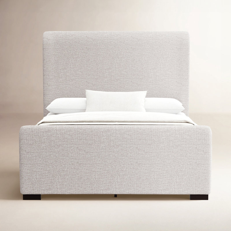Scotty Upholstered Wingback Bed, Full / Double