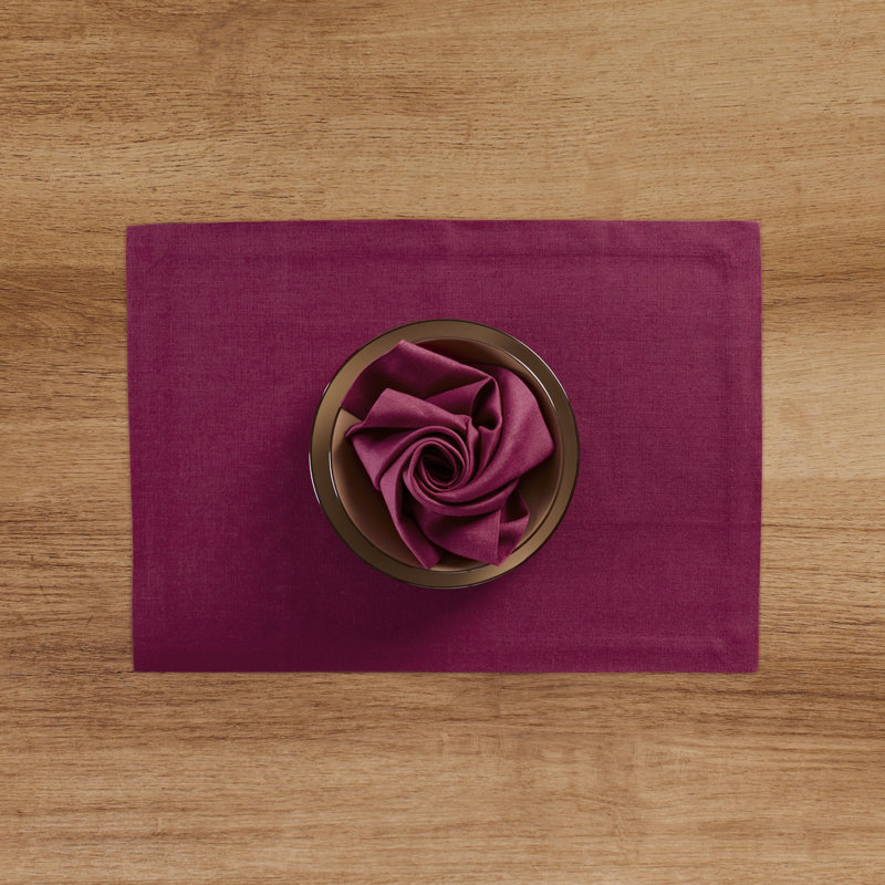 Diana - 100% Pure Linen Dinner Napkins, Beet