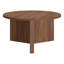 Table basse ronde large de 32 po en noyer satiné Anders-271280435-291004882