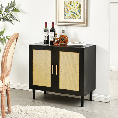 Elegant Bedroom Cabinet With Natural And Practical Shelf Adjustment Console Accents Storage Options