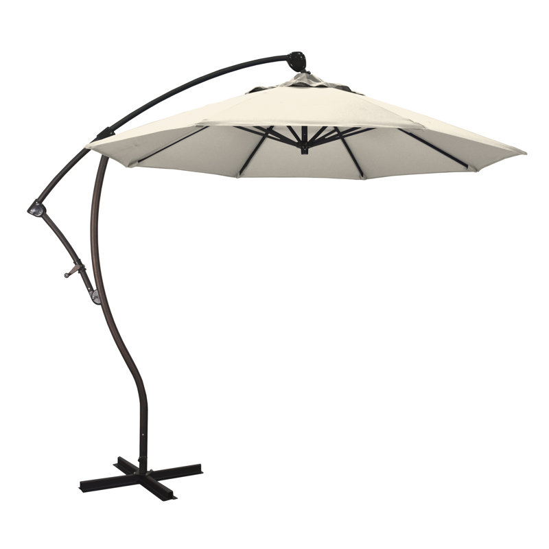Parasol en porte-à-faux 9' Welwyn, Toile toile Truebrue® Sunbrella®