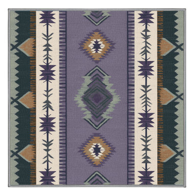  Tapis lavable du sud-ouest lavande Desert