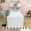 Lit plateforme simple en bois avec 4 tiroirs Neeka