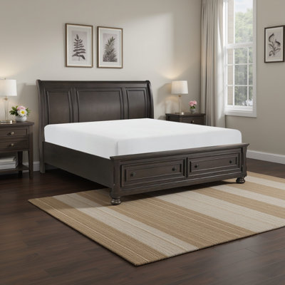 Lit plateforme Dianna avec rangement au pied du lit