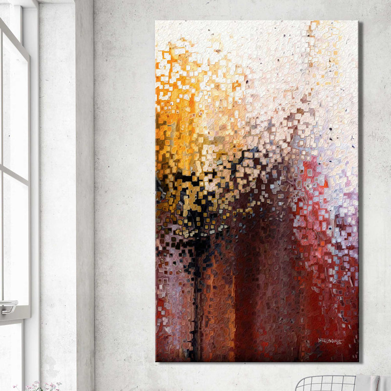 «A Stronghold, Nahum 1: 7» par Mark Lawrence, reproduction d'art, H 60 po x l 36 po x P 1,5 po, Toile tendue