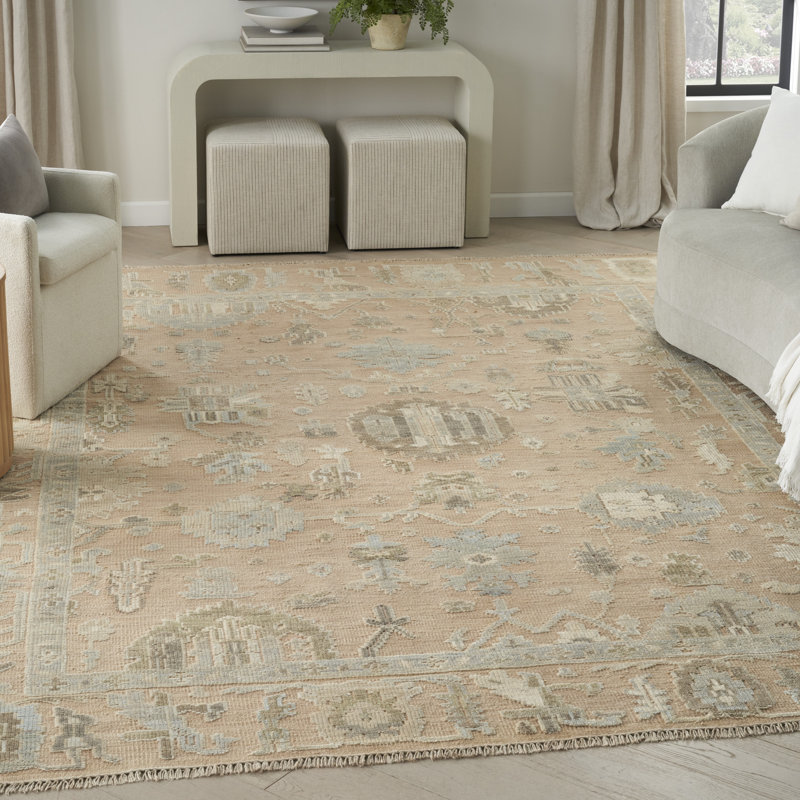 Nourison Teruyo 8' x 10' Dusty Mauve Vintage Indoor Rug, Rectangle 8' x 10'