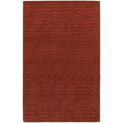 Nala Red Hand-Tufted Wool Rug