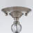 3-light Crystal Modern Semi Flush Mount