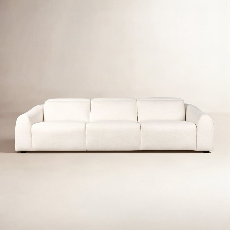 Alondra Sofa, Crypton Nomad Snow Polyester Blend