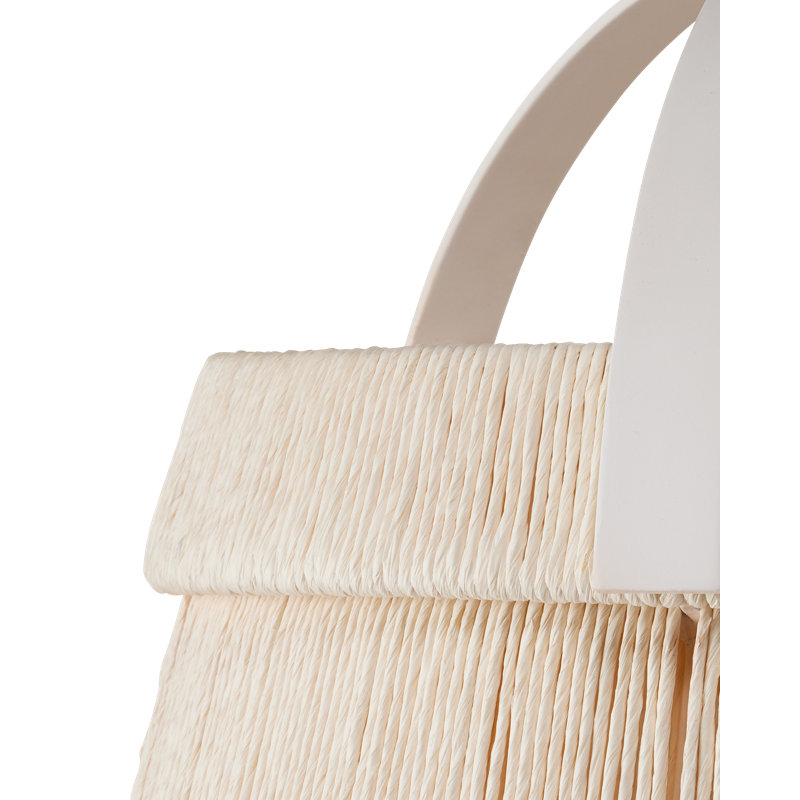 Parnell 1 - Light Pendant, Natural/Beige/Frosted White