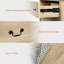 Ensemble de 2 tables de chevet de style campagnard, chêne, 31,5 po-914746738-914746737