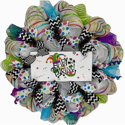 Happy Purim Wreath