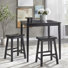 Cliodhna 2 - Person Solid Wood Top Four Leg Dining Set