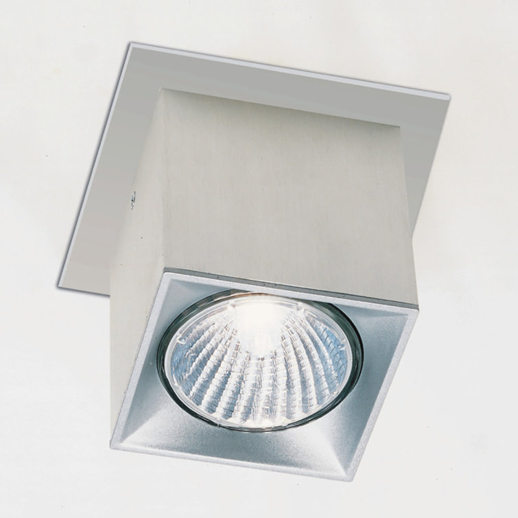 Dau Spot 1 - Light 3.125" Simple Square Flush Mount