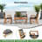Acacia 4 - Person Patio Conversation Set