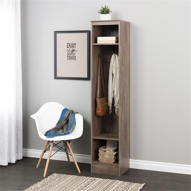 Space-Saving Entryway Organizer With Adjustable Shelves And Hooks For Versatile Storage