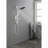 Shower System with 10" Rain Shower Head, 4-Function Handheld Shower, Slide Bar, and Soap Dish-135727951