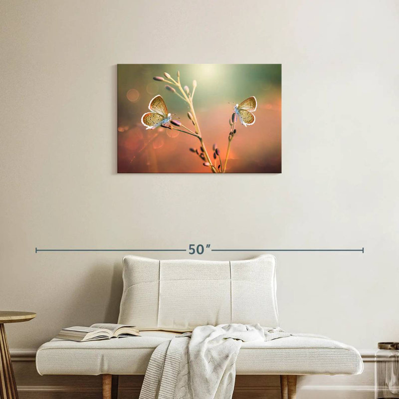 Brampt Butterfly Pair, 20" H x 30" W