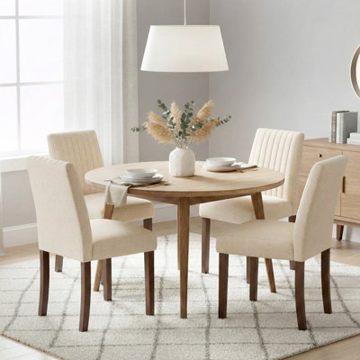 48cm H Fabric Upholstered Upholstered Back Side Chair
