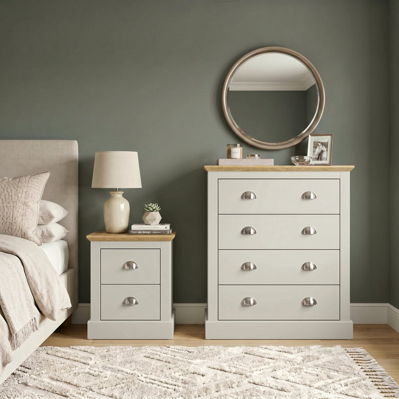Sufy Piece Bedroom Set, Light Grey