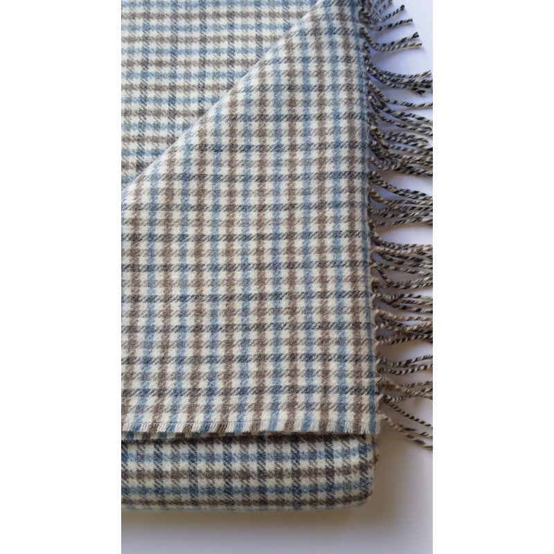 Dalton Throw Blanket, Brown/Green/Blue