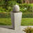 Ferrigno Weather Resistant Column Fountain with Light-2022094516