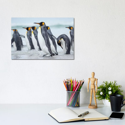 King Penguin On Falkland Islands. by Martin Zwick - Wrapped Canvas Gallery-Wrapped Canvas Giclée