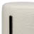 Collison 18.5" Modern Minimalist Round Backless Metal/Bouclé Cushioned Vanity Stool-780988473