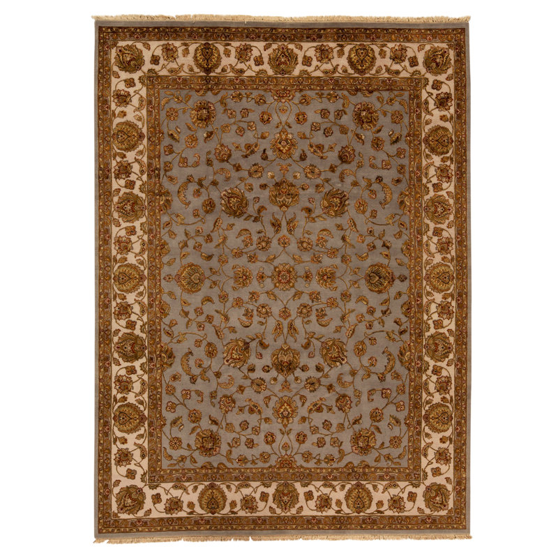 Tapis rectangulaire noué à la main