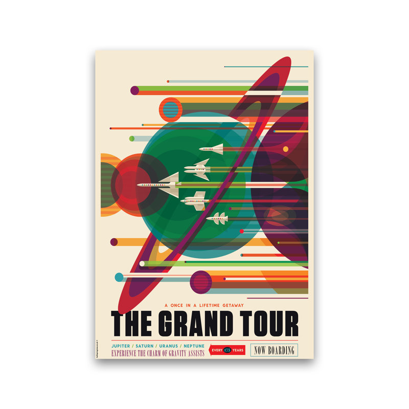 Grand Tour - Print, No Framed, 30cm H x 21cm W x 1cm D