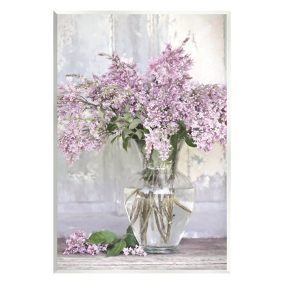 " Tranquil Lilac Flower Vase " by Lori Deiter